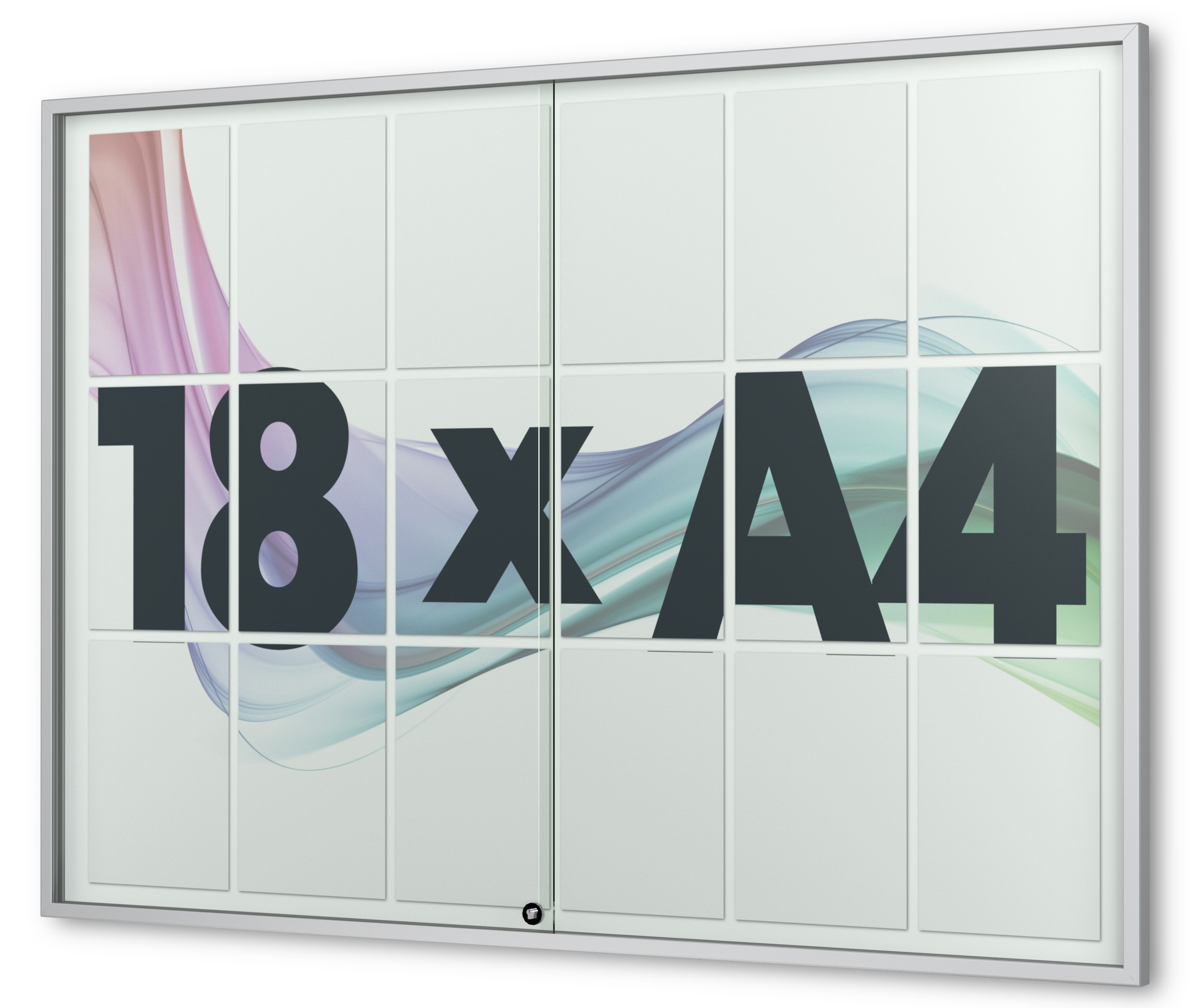 Plakatvitrine Nexus - eckig Plakatvitrine Nexus - eckig